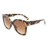 WOMENS SQUARE OVERSIZE CAT-EYE SUNGLASSES