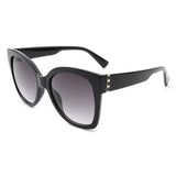 WOMENS SQUARE OVERSIZE CAT-EYE SUNGLASSES