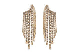 WOMENS EARCUFF RHINESTONE EARRINGS
