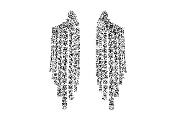 WOMENS EARCUFF RHINESTONE EARRINGS