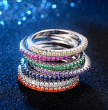 CANDY WOMEN'S FASHION RAINBOW RING