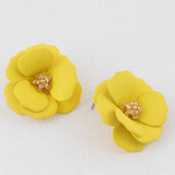 WOMENS FLORAL STUD EARRINGS
