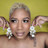 WOMENS FLORAL EARRINGS