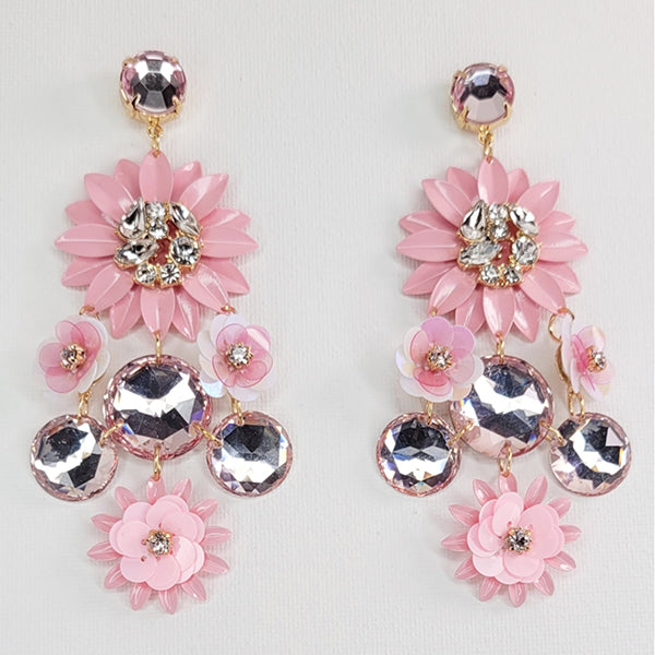 WOMENS FLORAL EARRINGS