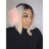 WOMENS OVERSIZE FAUX FUR EARMUFFS