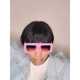 WOMEN'S MEDIUM SIZE SQUARE FRAME SUNGLASSES