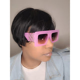 WOMEN'S MEDIUM SIZE SQUARE FRAME SUNGLASSES