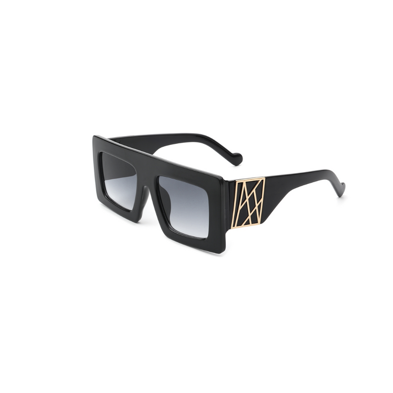 WOMEN'S MEDIUM SIZE SQUARE FRAME SUNGLASSES